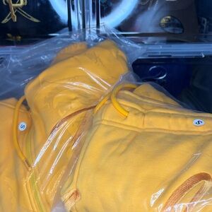 Yellow ASAALI SHORTS AND HOODIE‼️